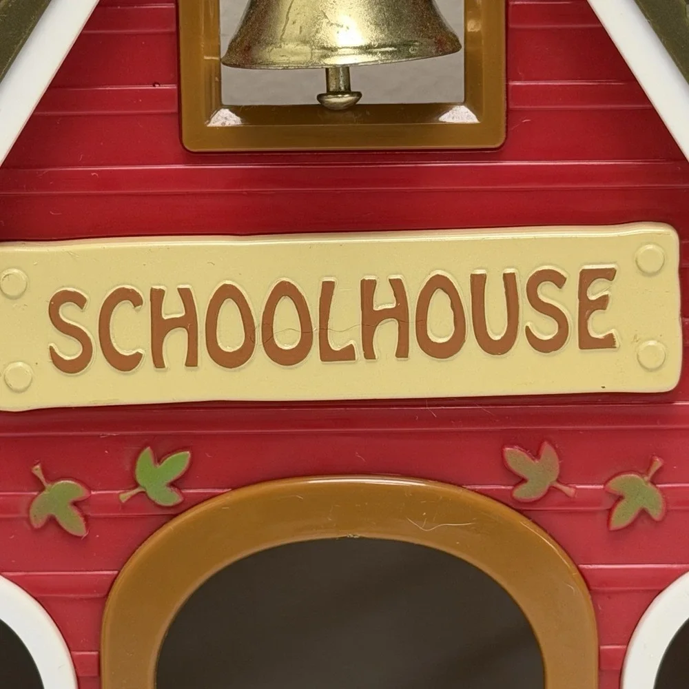Li'l Woodzeez Woodland Schoolhouse Play Set Dollhouse  w/ 3 Figures READ*